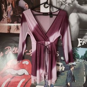 Purple Sheer Fairy Blouse
